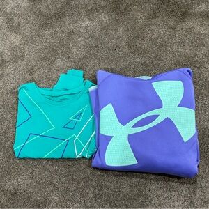 Girls Under Armour - size large - 2 shirts - great condition!